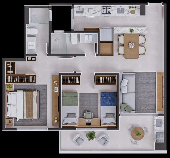 Nautic Beach Frontfloor-plans-1